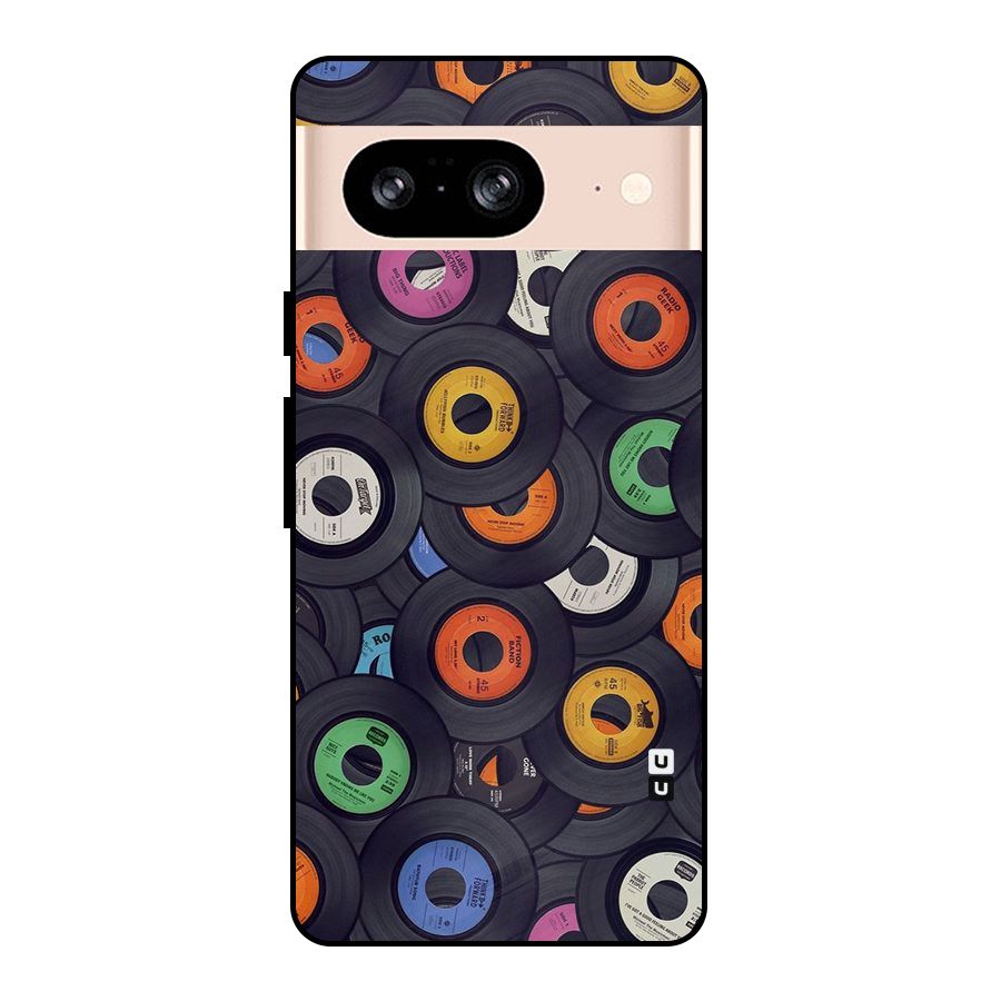 Colorful Disks Metal Back Case for Google Pixel 8