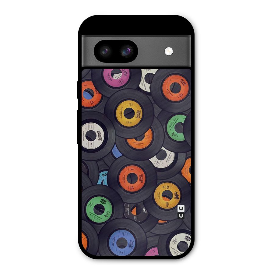 Colorful Disks Metal Back Case for Google Pixel 8a
