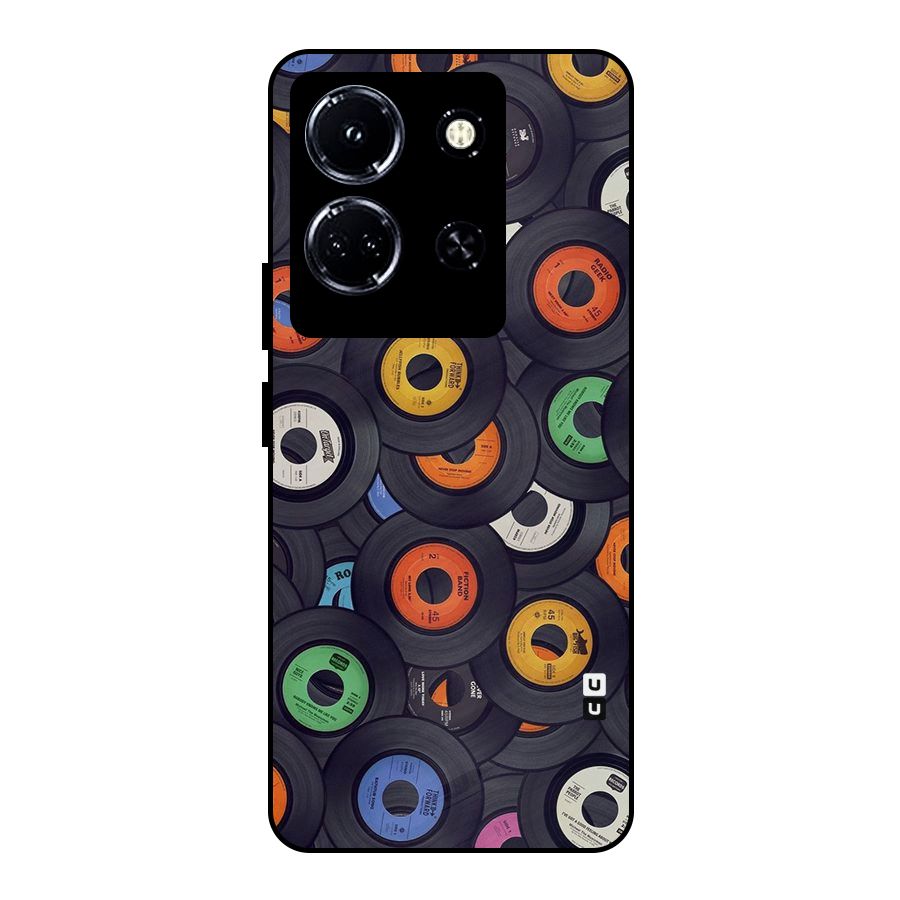 Colorful Disks Metal Back Case for Infinix Note 30 5G