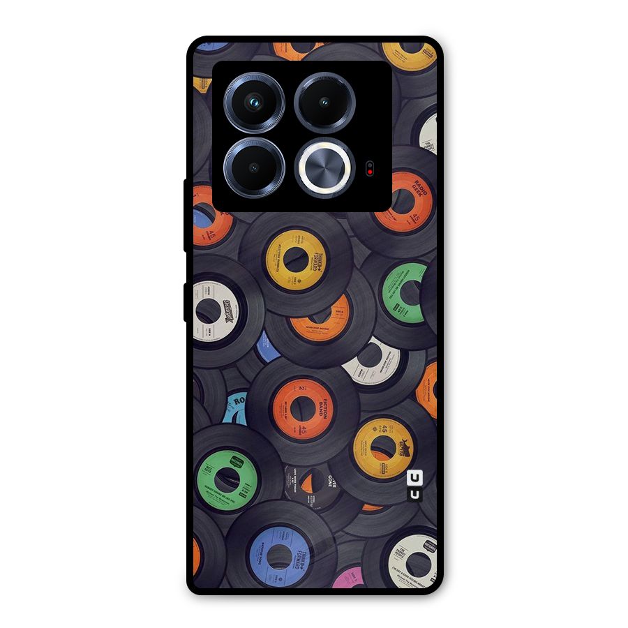 Colorful Disks Metal Back Case for Infinix Note 40 5G