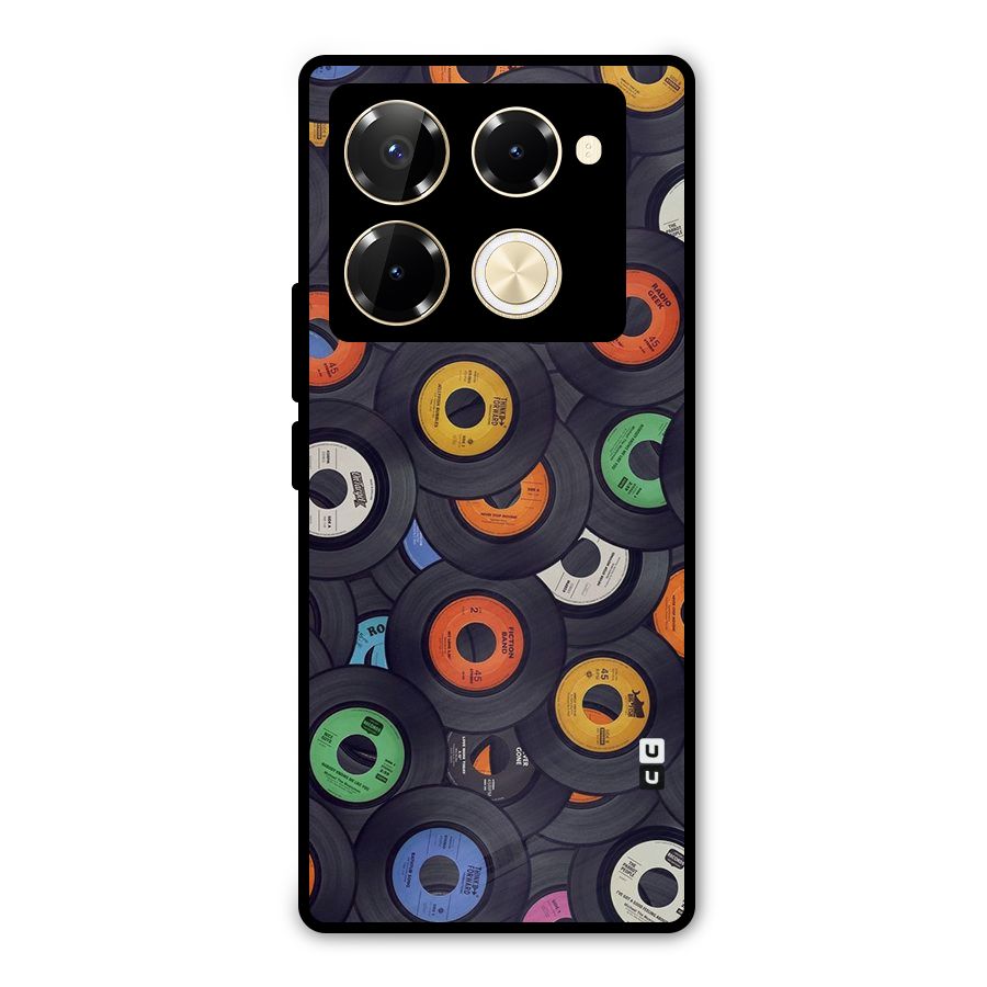 Colorful Disks Metal Back Case for Infinix Note 40 Pro Plus