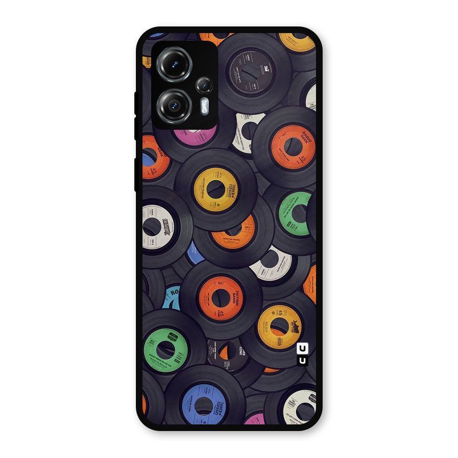 Colorful Disks Metal Back Case for Moto G13
