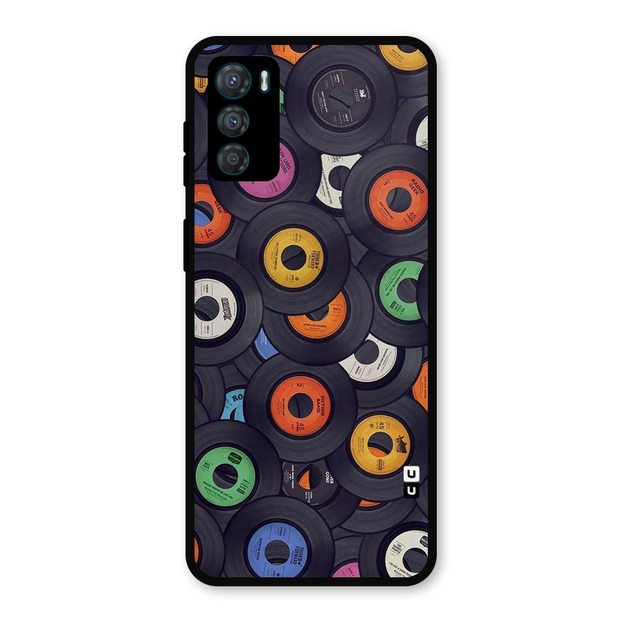 Colorful Disks Metal Back Case for Moto G42