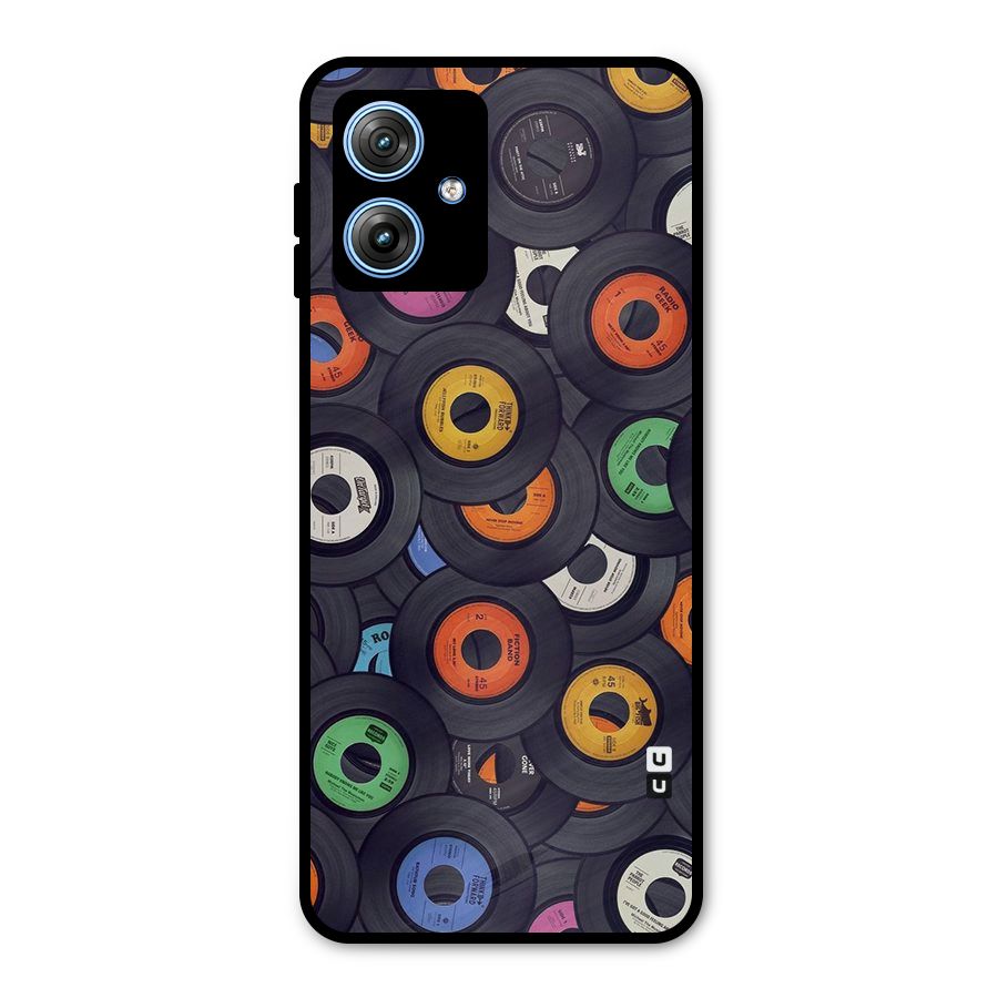 Colorful Disks Metal Back Case for Moto G54
