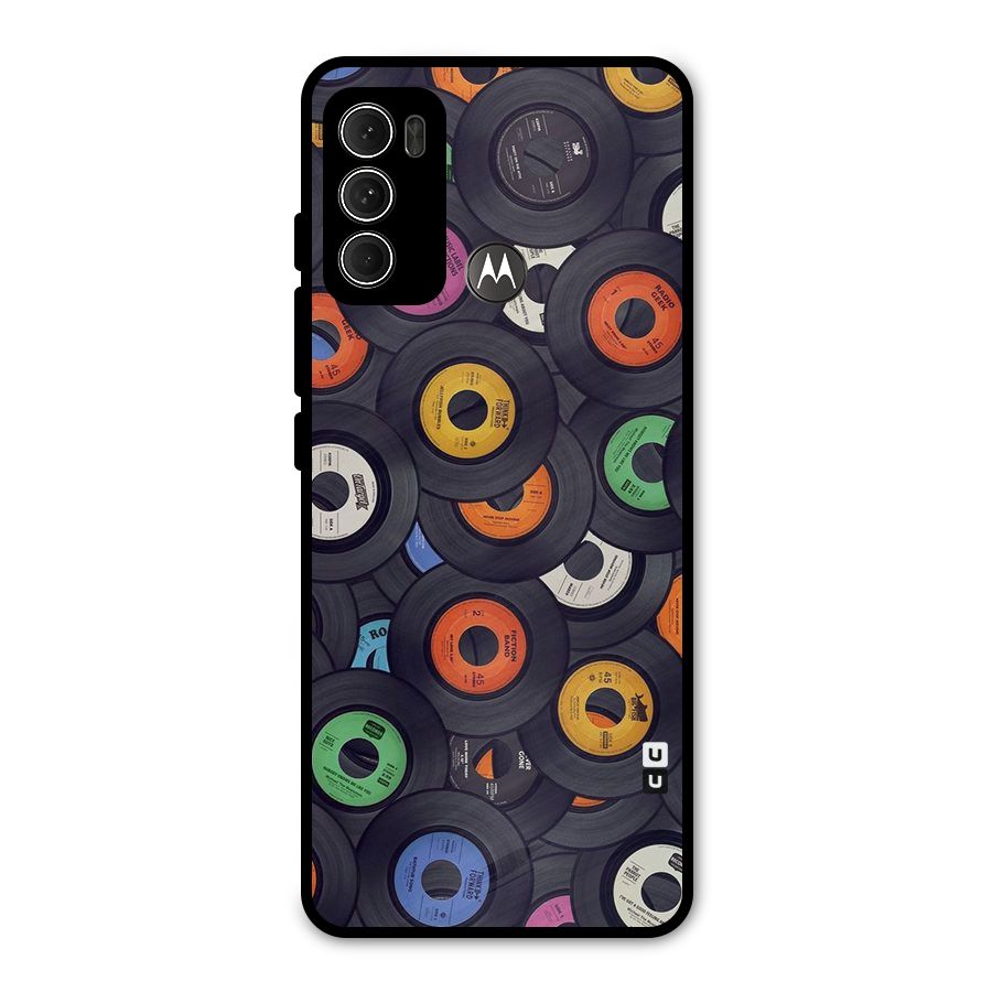 Colorful Disks Metal Back Case for Moto G60