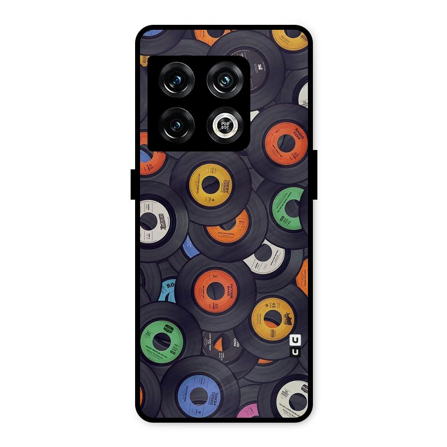 Colorful Disks Metal Back Case for OnePlus 10 Pro 5G