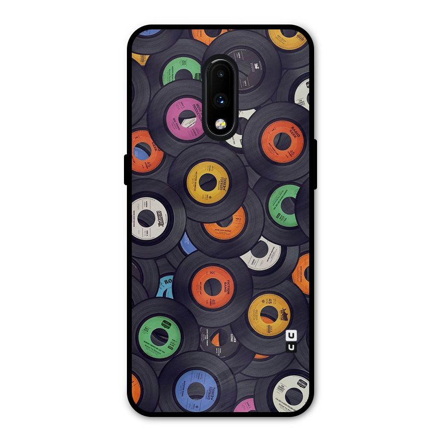Colorful Disks Metal Back Case for OnePlus 7