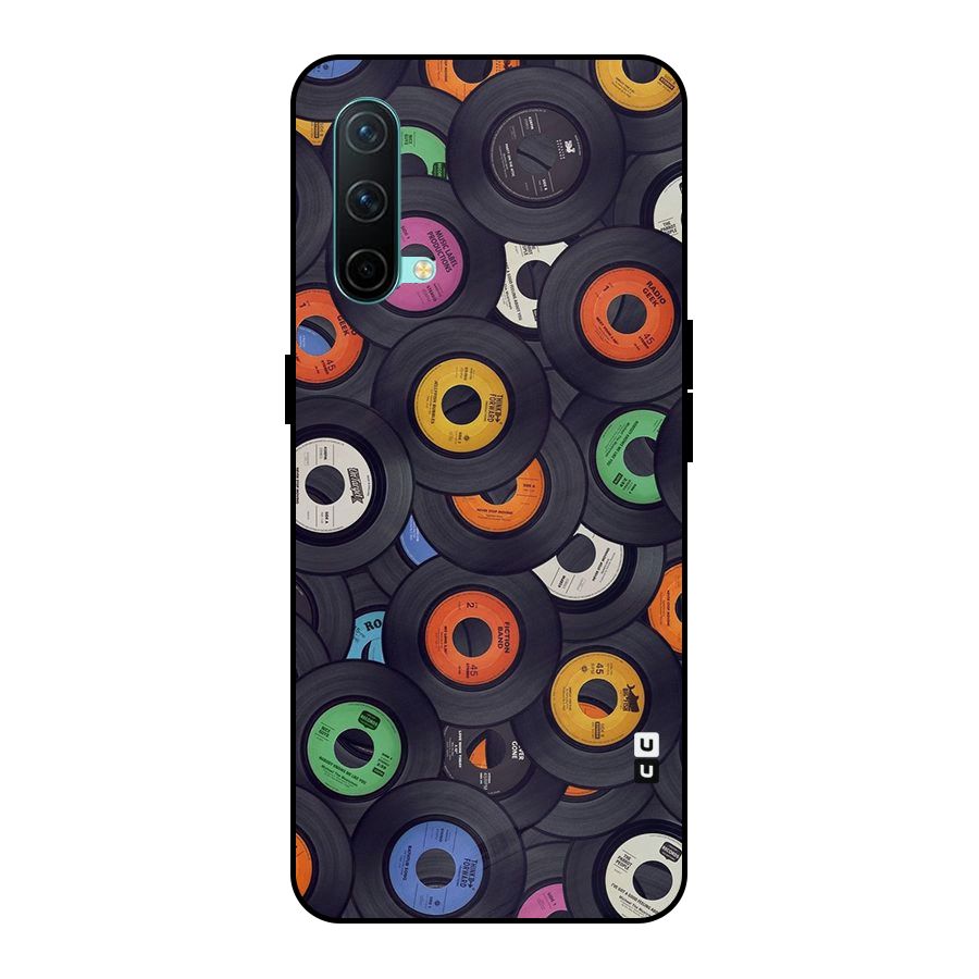 Colorful Disks Metal Back Case for OnePlus Nord CE 5G