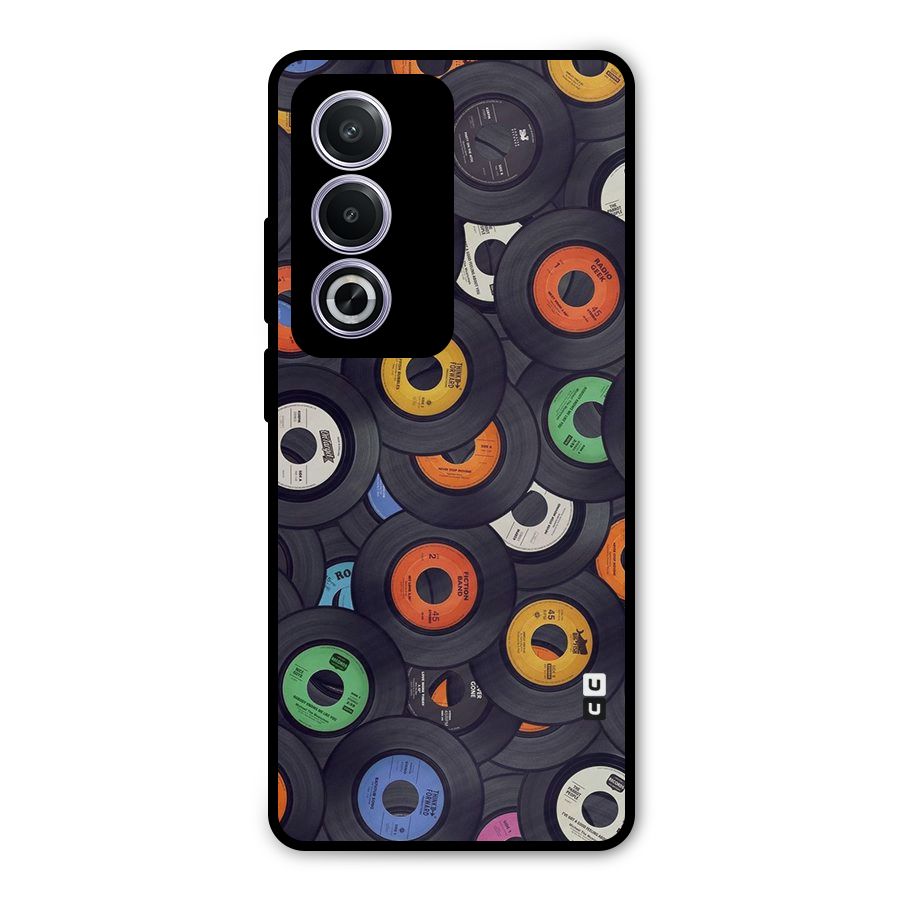 Colorful Disks Metal Back Case for Oppo A3 Pro