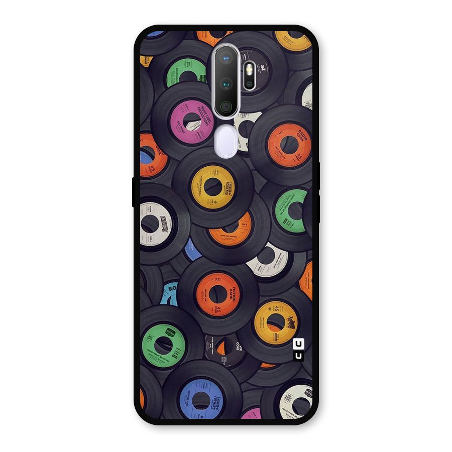 Colorful Disks Metal Back Case for Oppo A5 (2020)