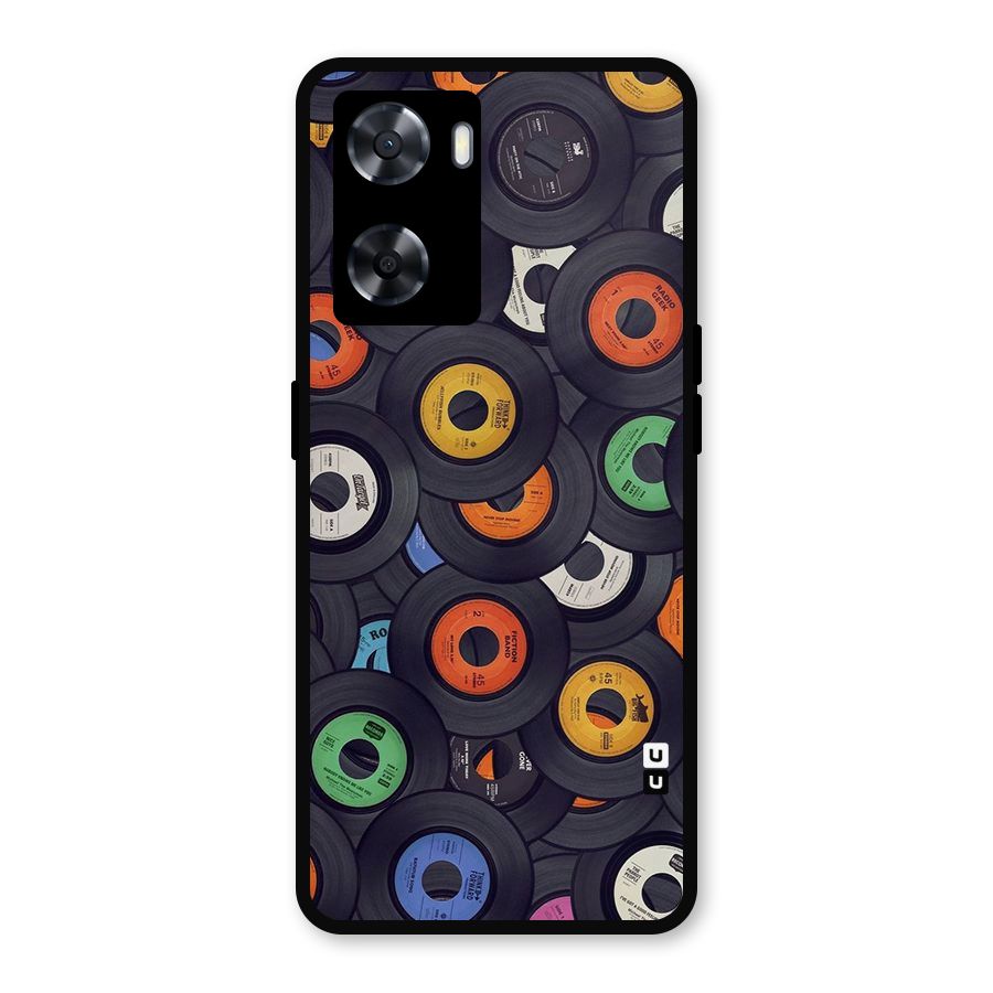 Colorful Disks Metal Back Case for Oppo A77