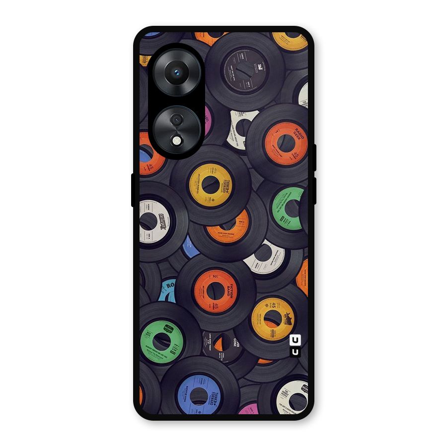 Colorful Disks Metal Back Case for Oppo A78