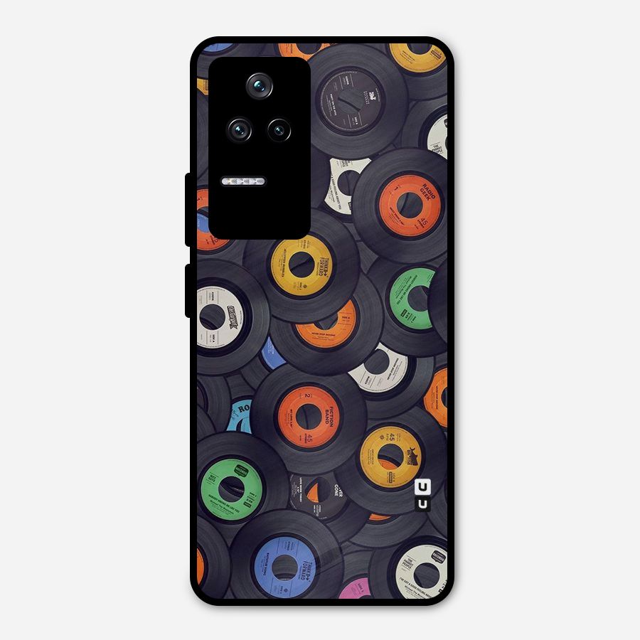 Colorful Disks Metal Back Case for Poco F4 5G