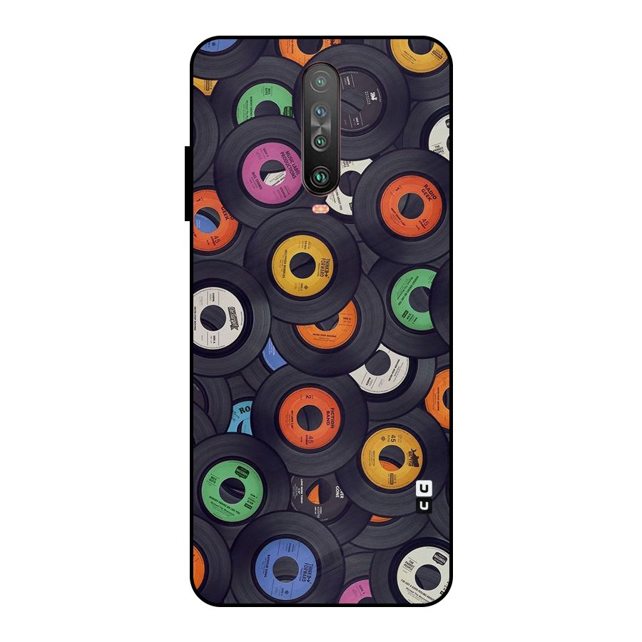 Colorful Disks Metal Back Case for Poco X2