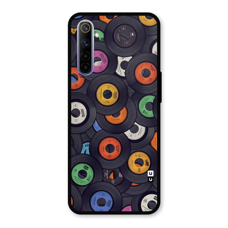 Colorful Disks Metal Back Case for Realme 6i