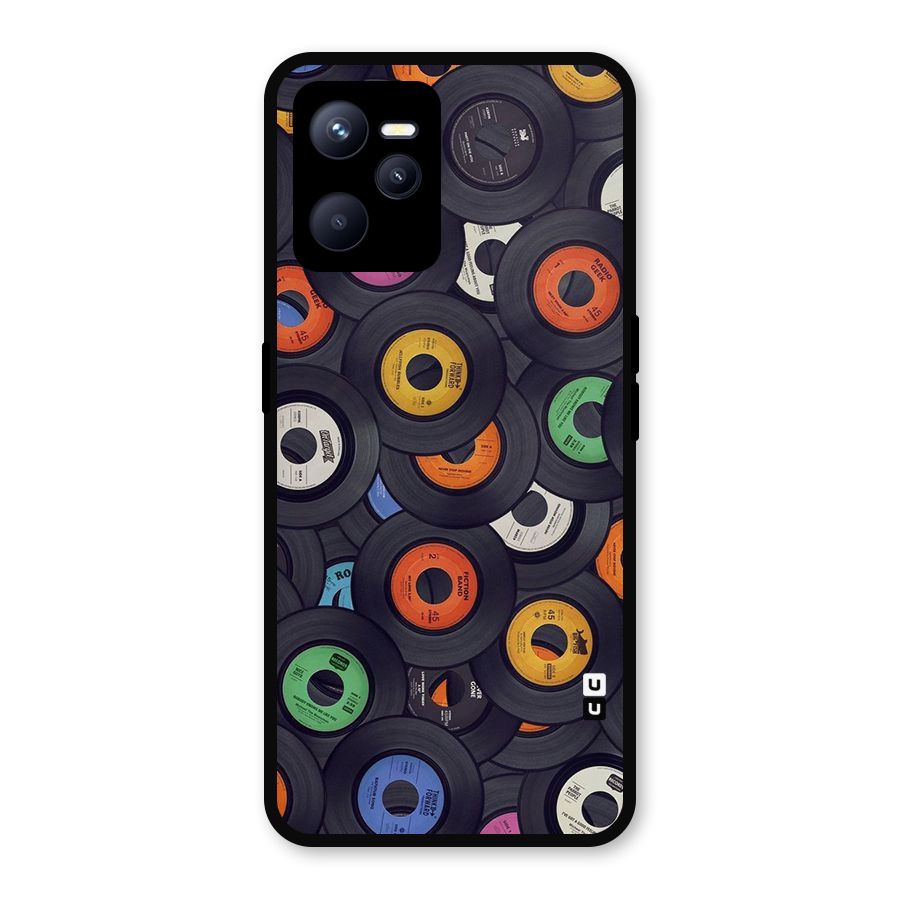 Colorful Disks Metal Back Case for Realme C35