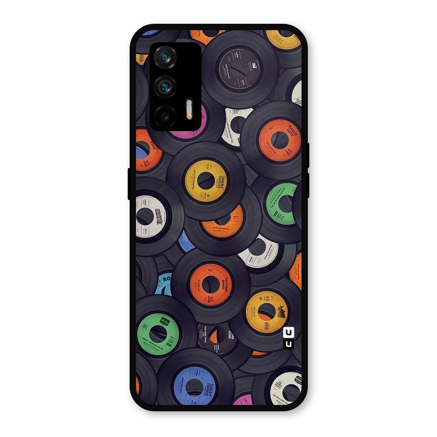 Colorful Disks Metal Back Case for Realme GT 5G