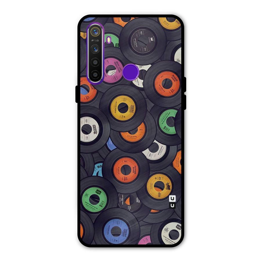 Colorful Disks Metal Back Case for Realme Narzo 10