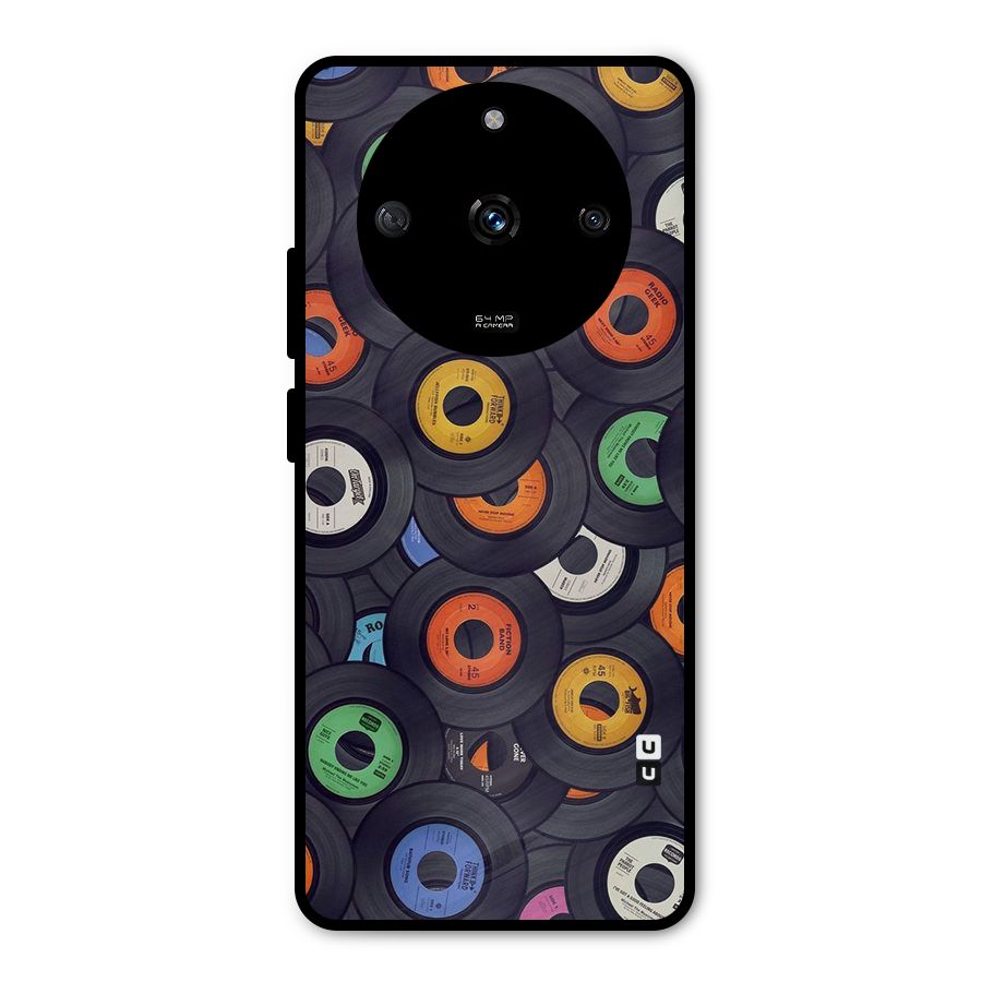 Colorful Disks Metal Back Case for Realme Narzo 60 5G