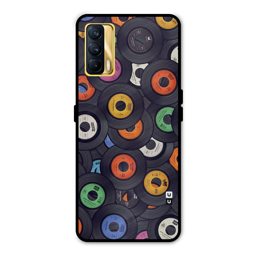 Colorful Disks Metal Back Case for Realme X7