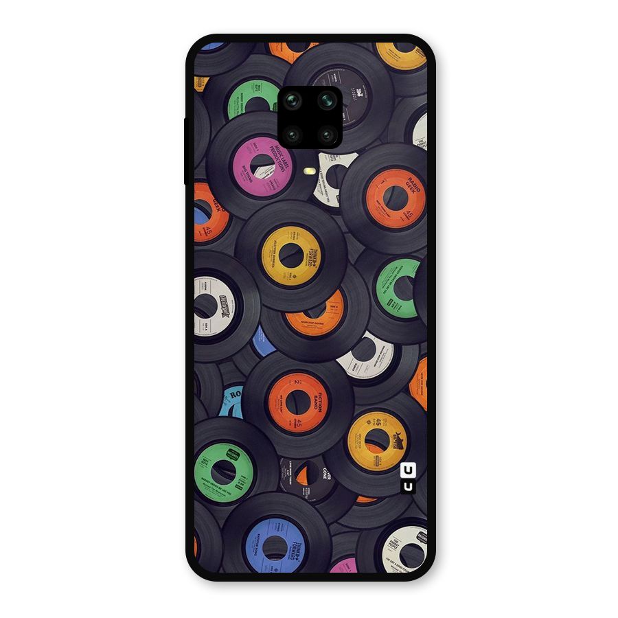Colorful Disks Metal Back Case for Redmi Note 9 Pro Max