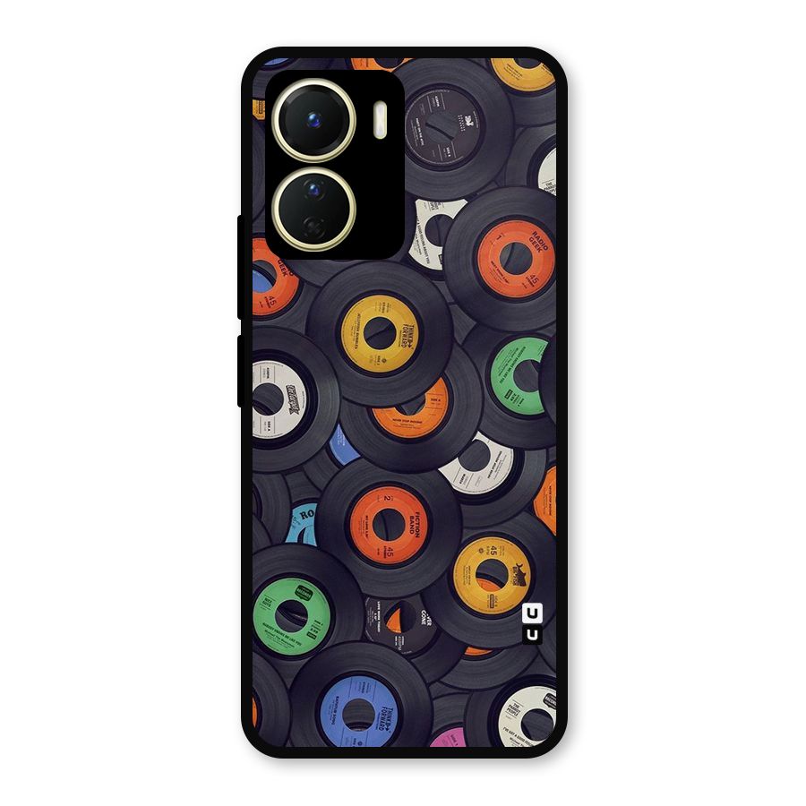 Colorful Disks Metal Back Case for Vivo T2x
