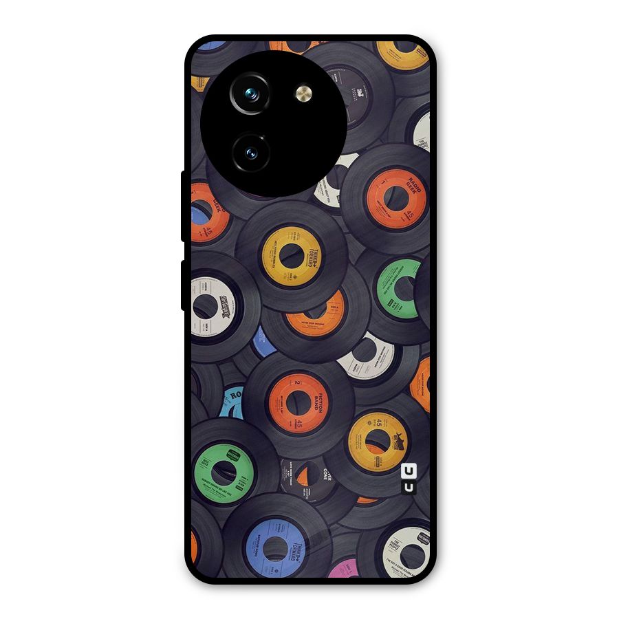 Colorful Disks Metal Back Case for Vivo T3x