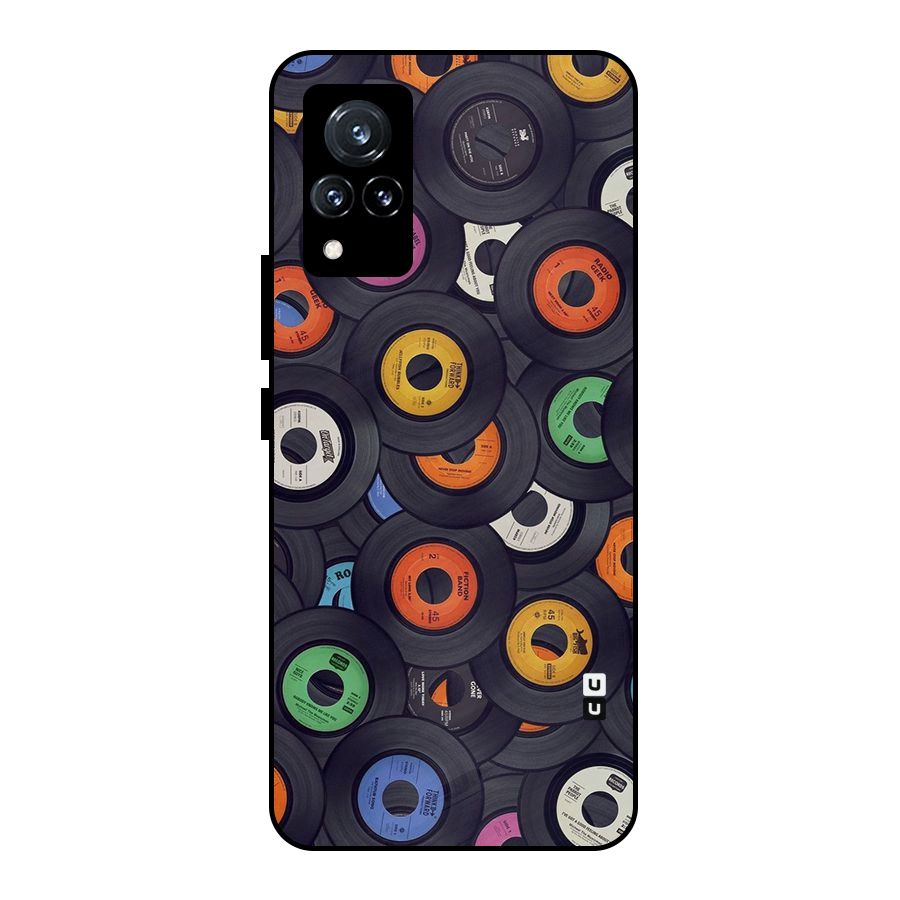 Colorful Disks Metal Back Case for Vivo V21 5G