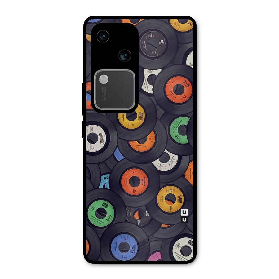 Colorful Disks Metal Back Case for Vivo V30