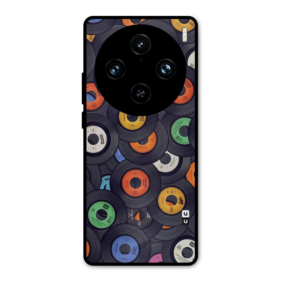 Colorful Disks Metal Back Case for Vivo X100 Pro