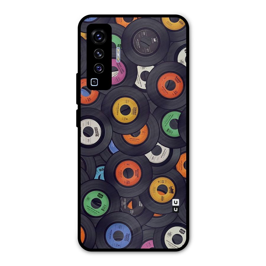 Colorful Disks Metal Back Case for Vivo X50