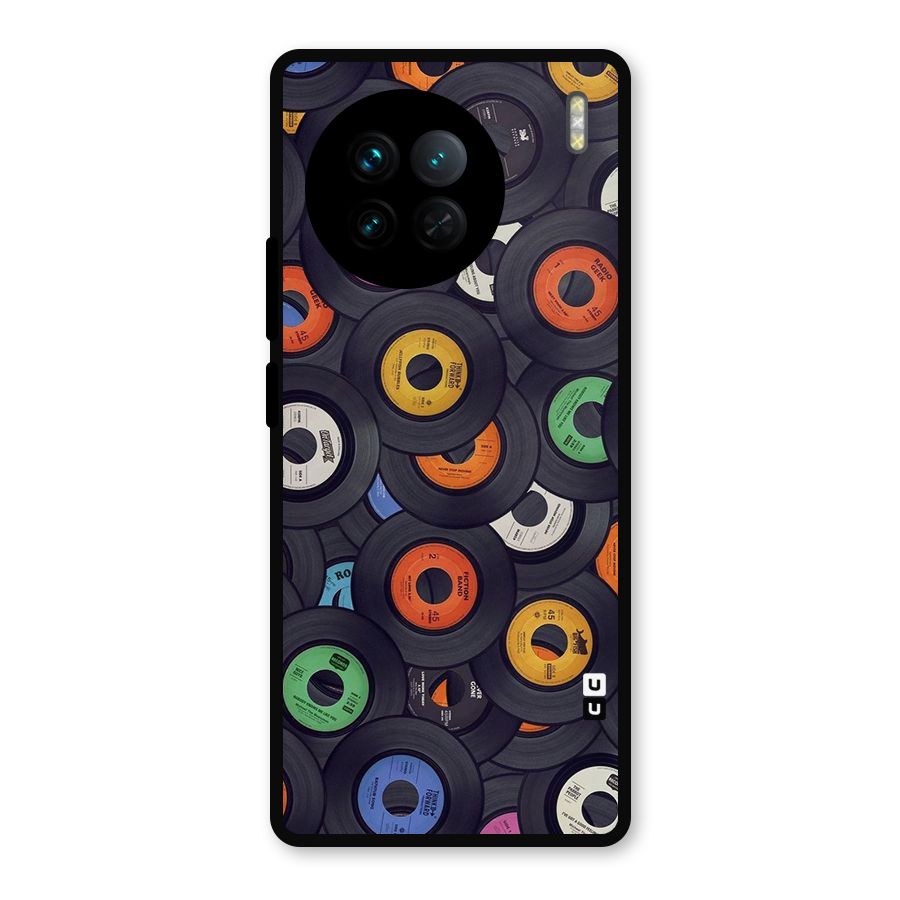 Colorful Disks Metal Back Case for Vivo X90