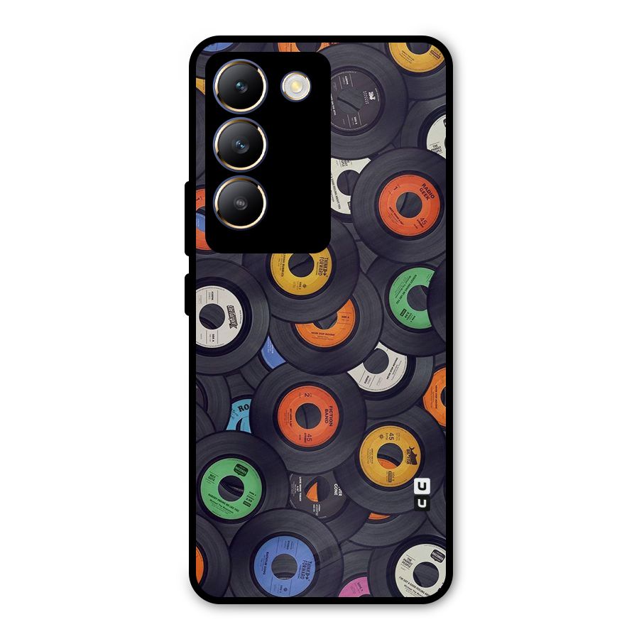 Colorful Disks Metal Back Case for Vivo Y200e