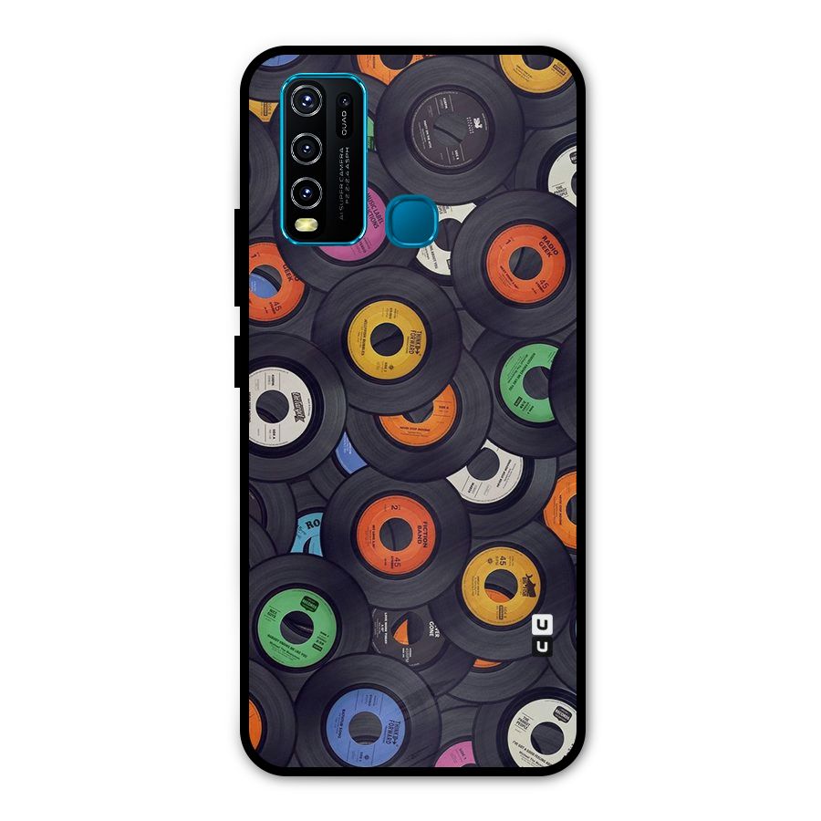 Colorful Disks Metal Back Case for Vivo Y30
