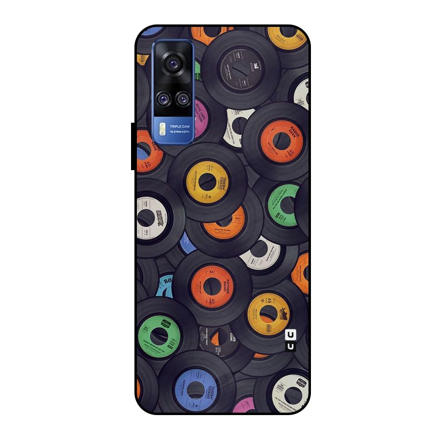 Colorful Disks Metal Back Case for Vivo Y51