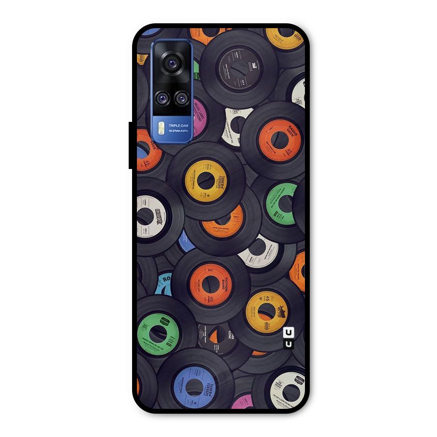 Colorful Disks Metal Back Case for Vivo Y51A