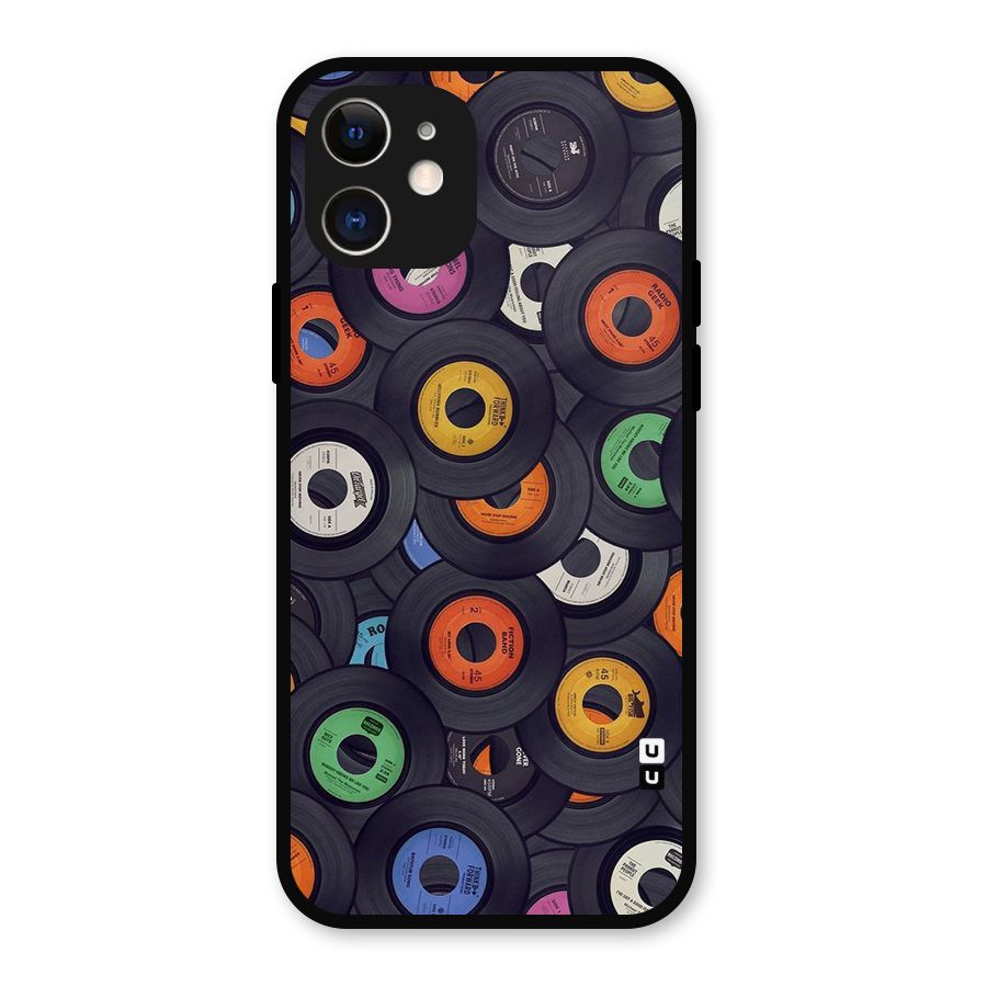 Colorful Disks Metal Back Case for iPhone 12