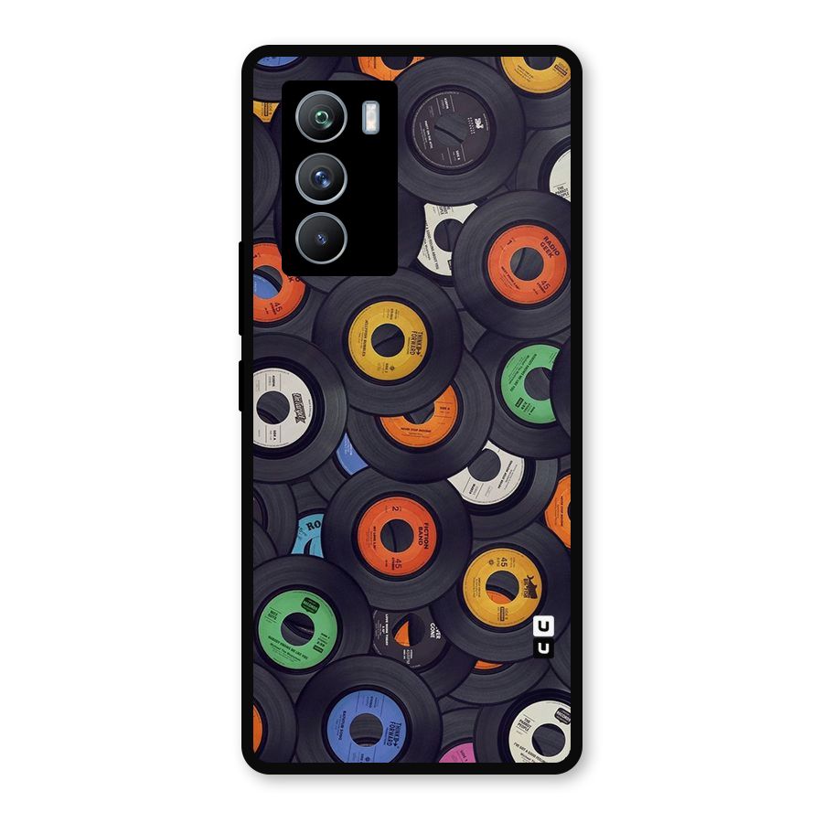 Colorful Disks Metal Back Case for iQOO 9 SE