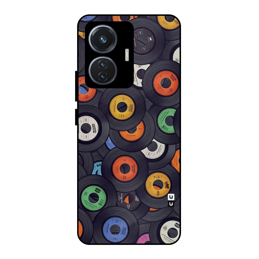 Colorful Disks Metal Back Case for iQOO Z6 44W