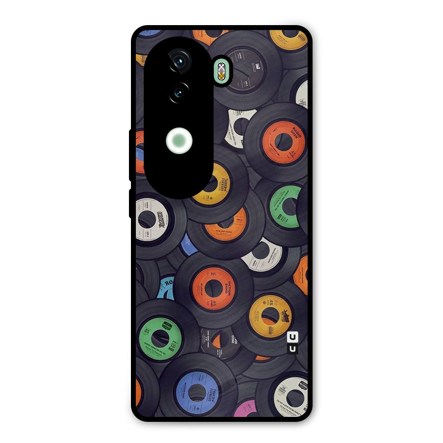 Colorful Disks Metal Back Case for iQOO Z9s