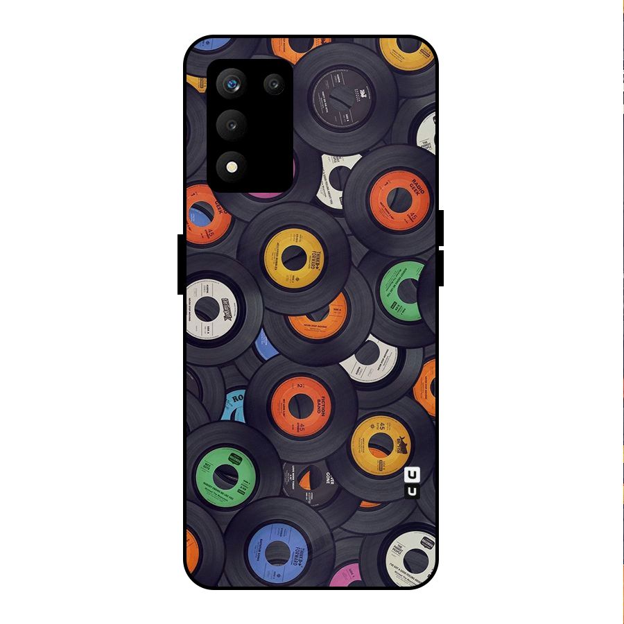 Colorful Disks Metal Back Case for realme 9 5G SE