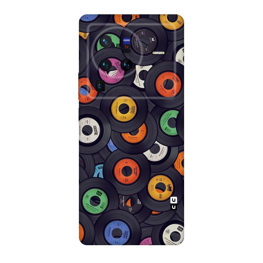 Colorful Disks Original Polycarbonate Back Case for Vivo X80