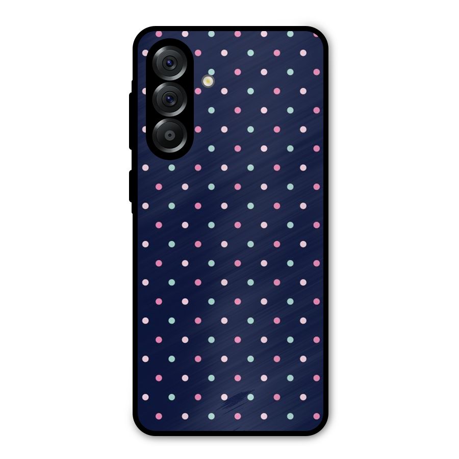 Colorful Dots Pattern Metal Back Case for Galaxy A36