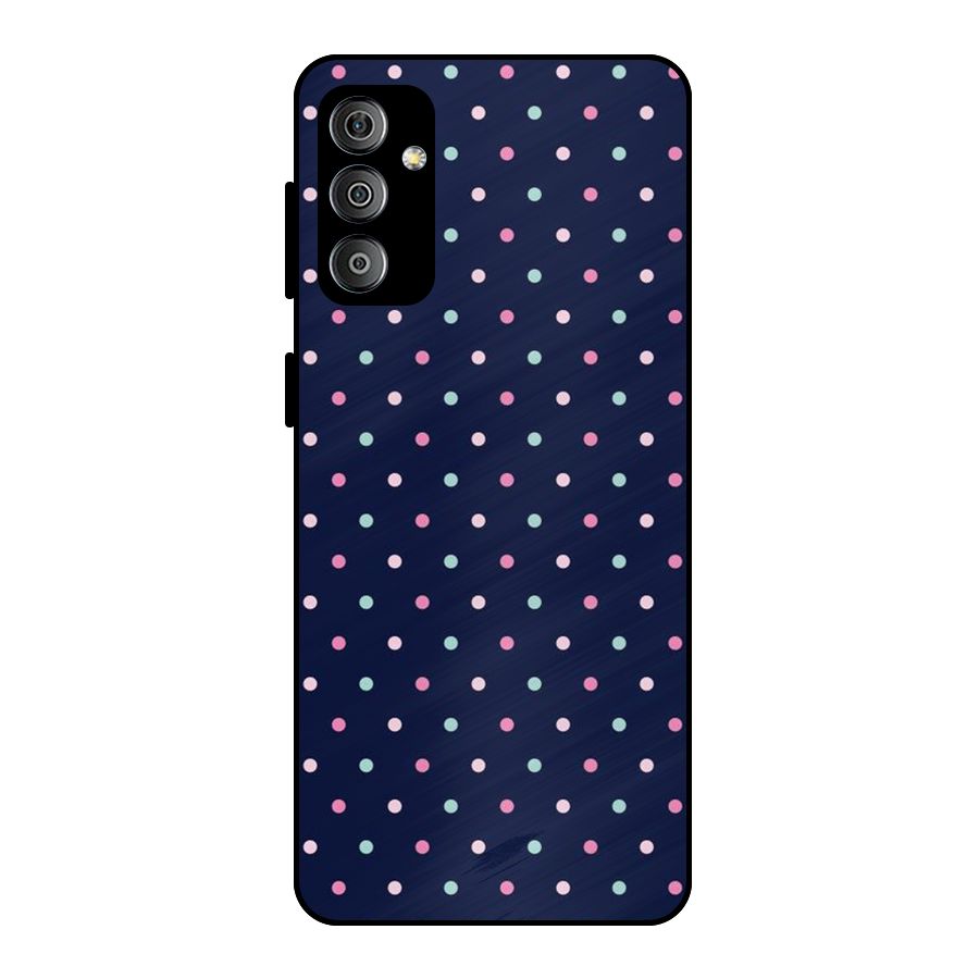Colorful Dots Pattern Metal Back Case for Galaxy F23