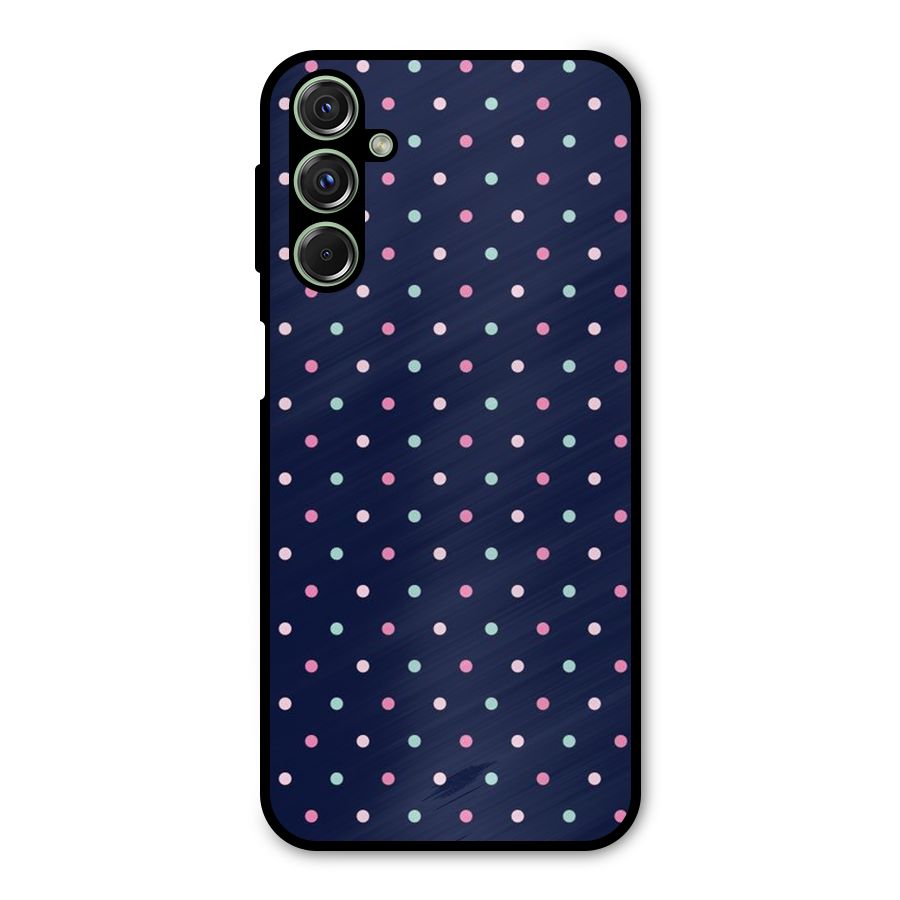 Colorful Dots Pattern Metal Back Case for Galaxy F34