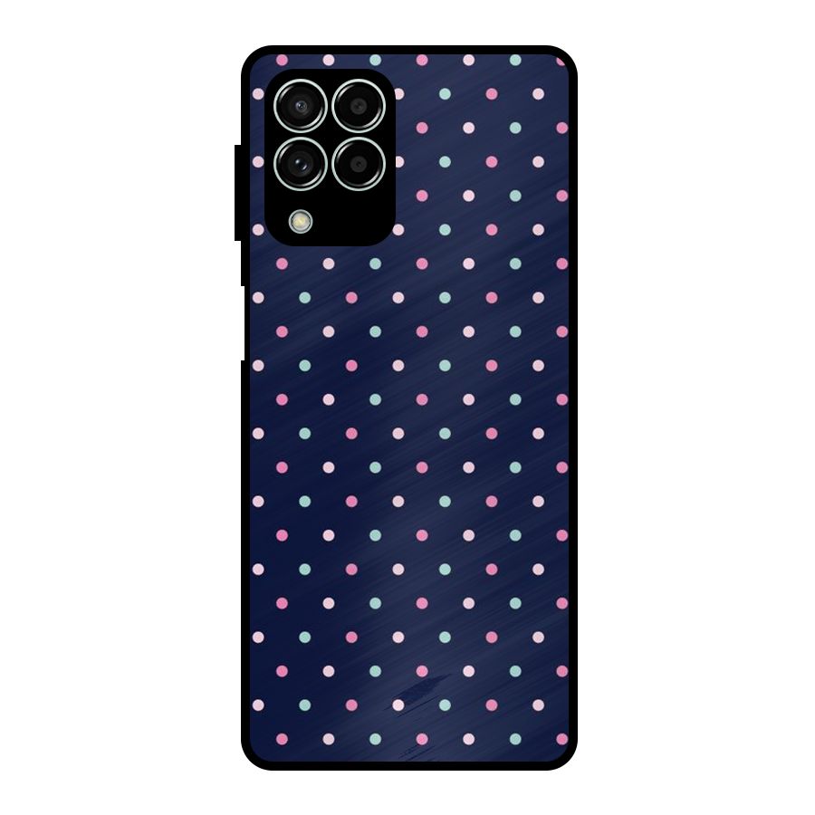 Colorful Dots Pattern Metal Back Case for Galaxy M33