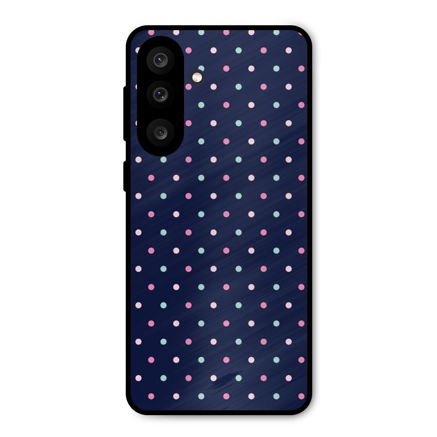 Colorful Dots Pattern Metal Back Case for Galaxy M56