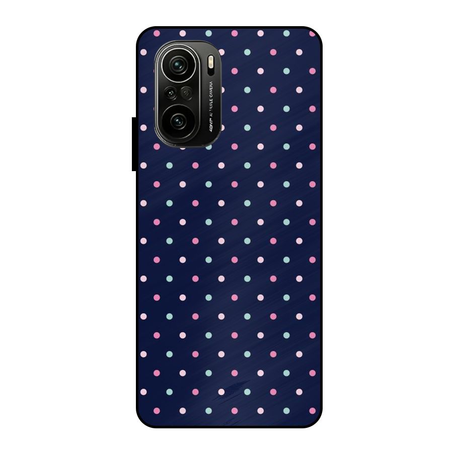 Colorful Dots Pattern Metal Back Case for Mi 11X Pro