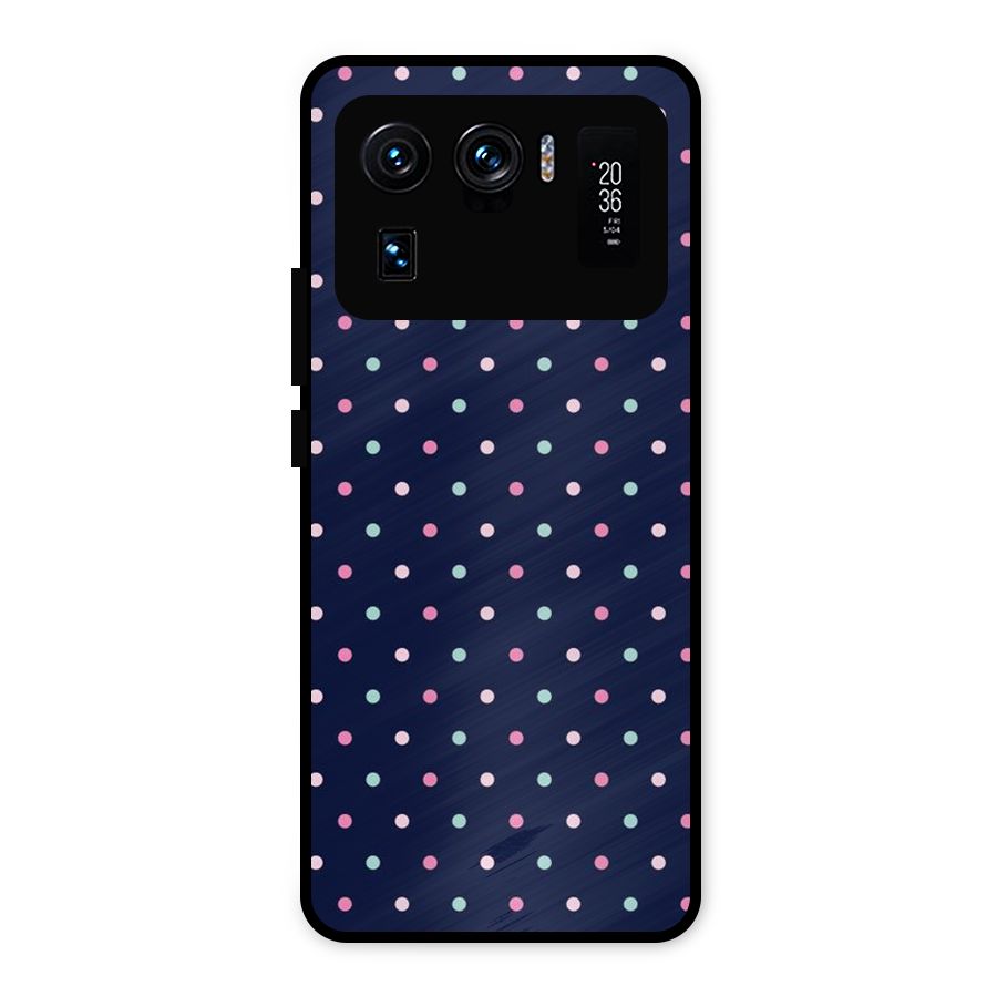 Colorful Dots Pattern Metal Back Case for Mi 11 Ultra