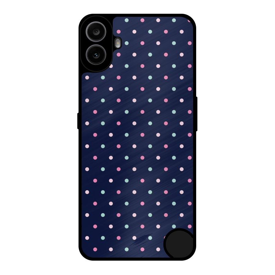 Colorful Dots Pattern Metal Back Case for Nothing CMF Phone 1
